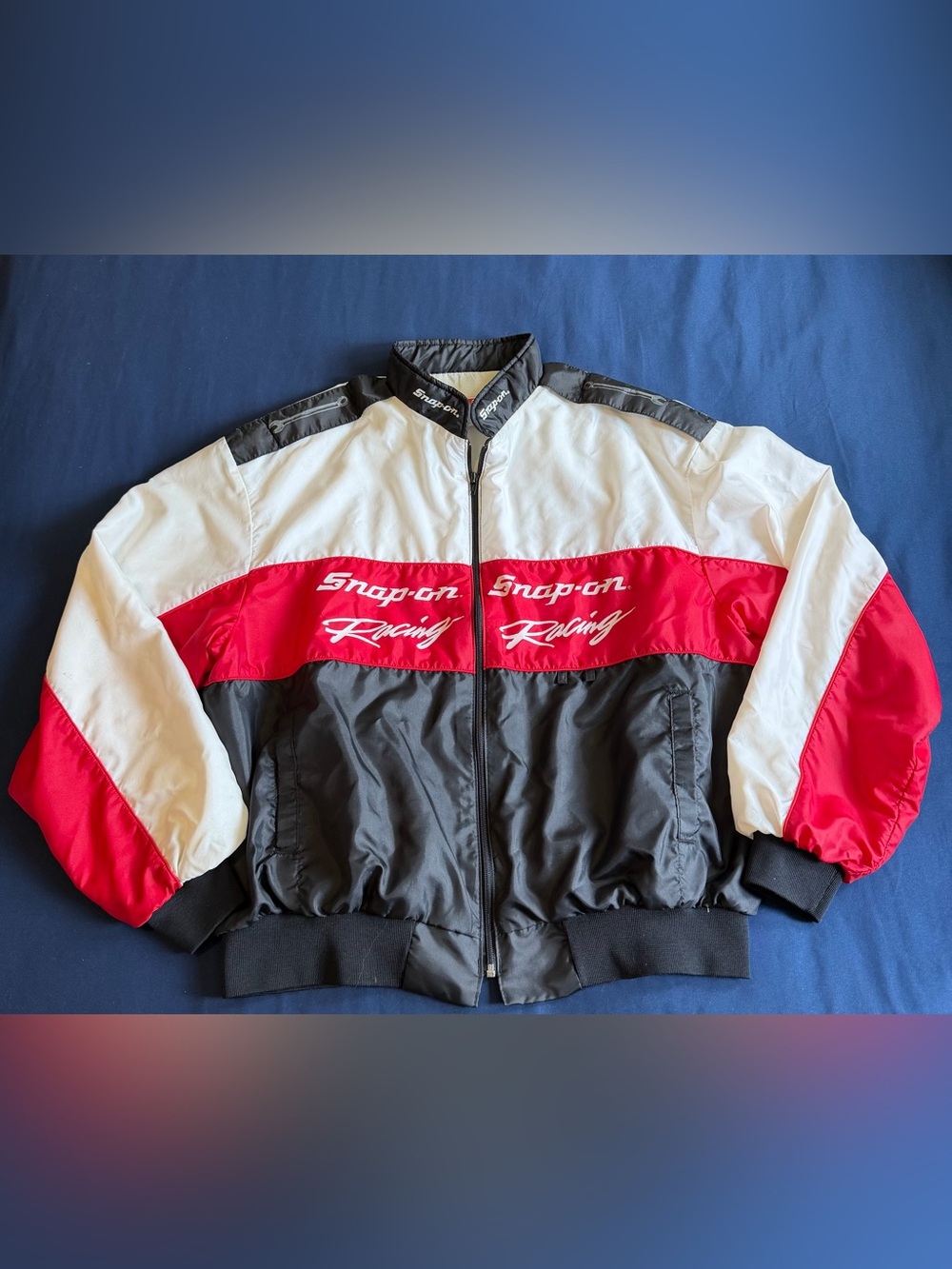 Vintage Snap-On Racing Full Zip Swingster Jacket Size XXL